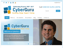 Tablet Screenshot of cyberguru.com.au